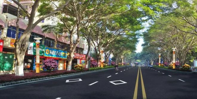 惠安县城区道路沥青化改造和景观提升工程效果图出炉KK体育(图1)