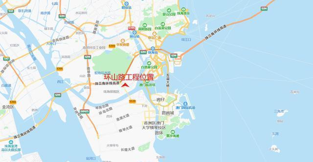KK体育广东珠海两项市政道路工程总投资62亿元双向6车道设计(图4)