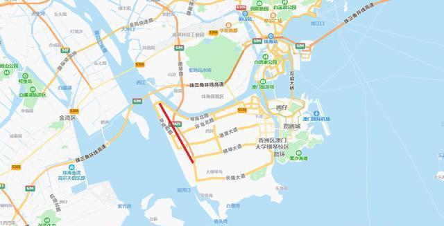 KK体育广东珠海两项市政道路工程总投资62亿元双向6车道设计(图2)