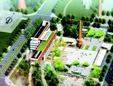 KK体育做好厂东门迁建 打造首钢北京新产业园区特色景观(图2)