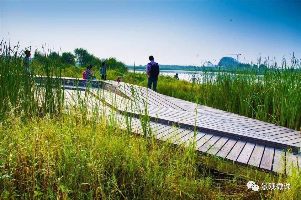 精选案例 城市湿地公园—亲近自然而不破坏自然的城市公园设计KK体育(图13)